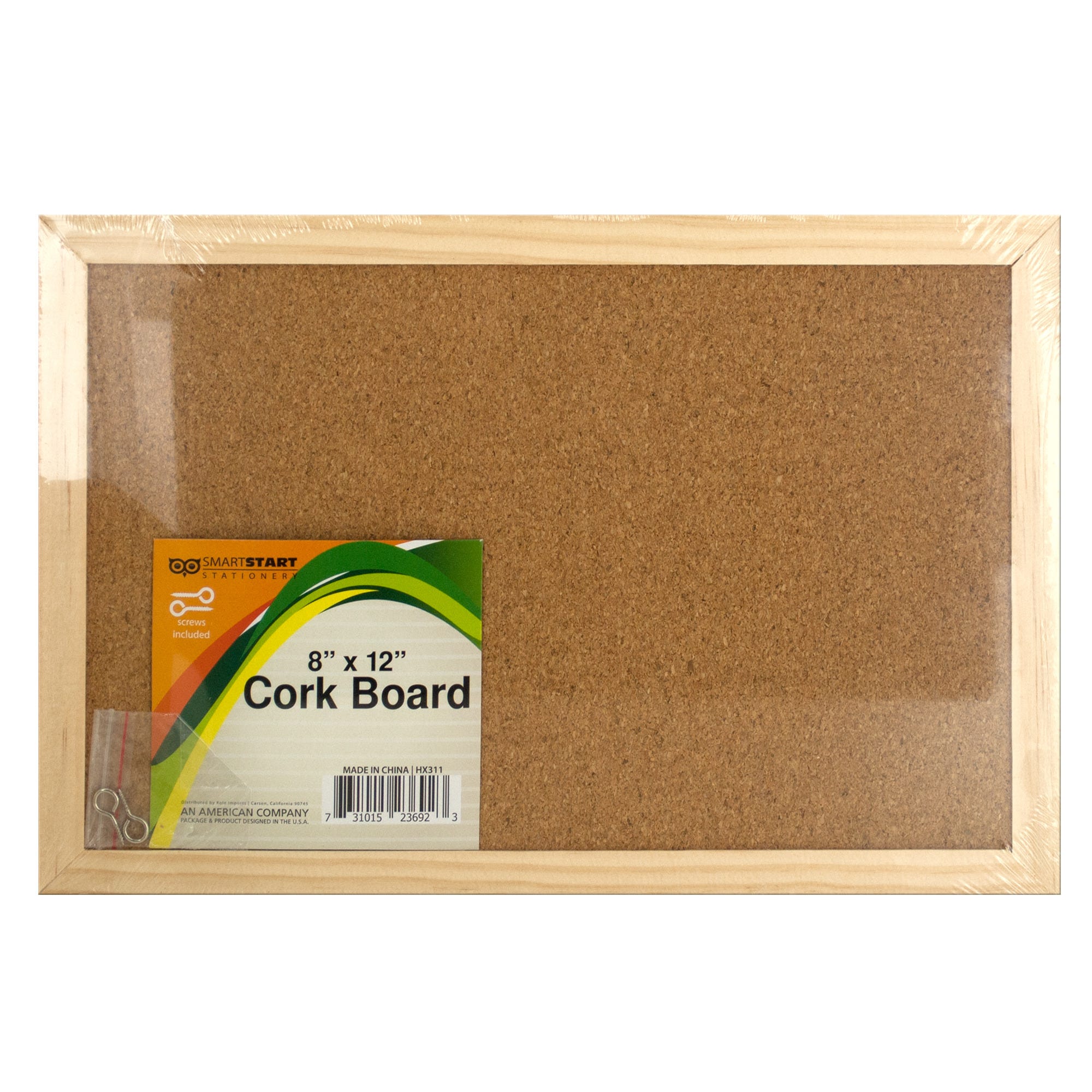 Bulk 20-Pack: Wood Framed Cork Board