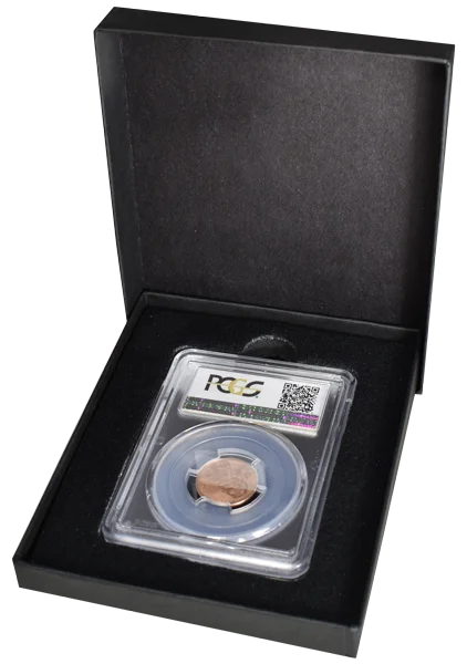 1 Slab Paperboard Certified Coin Gift Box