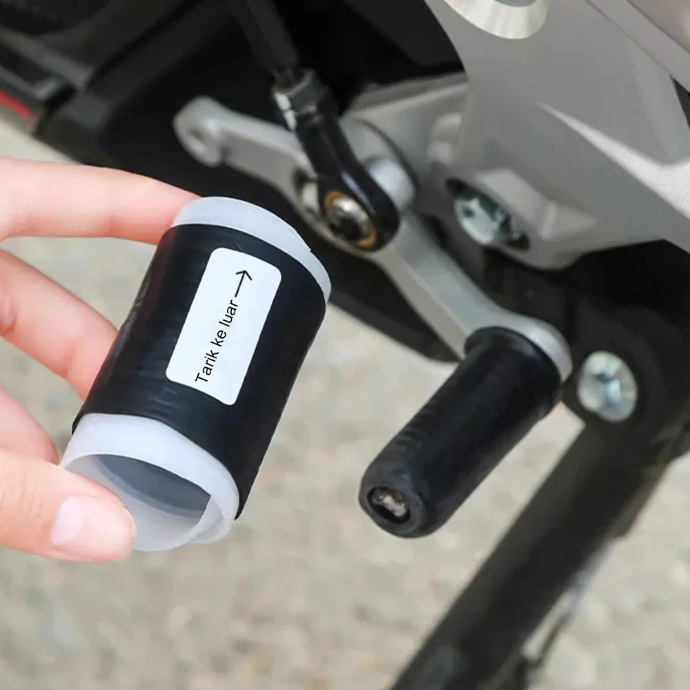 Rubber gear shift lever cover for motorcycles, slip-on — representative supplier photograph