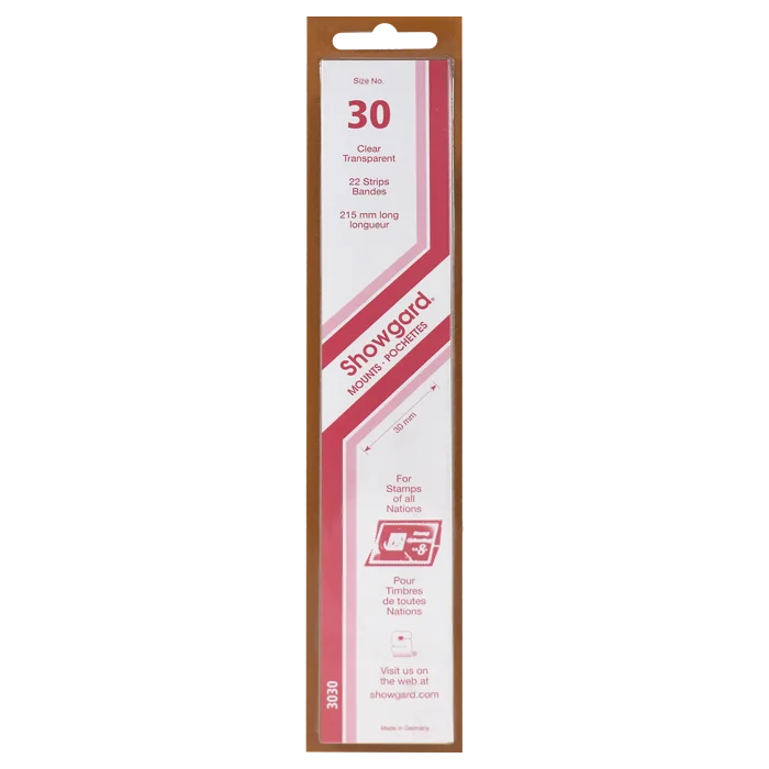 Showgard Mounts - 215mm Strips (Clear) - 30x215mm