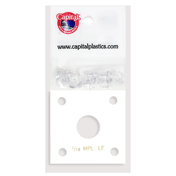 Capital Plastics 144 Coin Holder - 1/10 oz. Maple