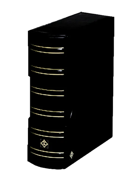 Grande-G Classic 4 Ring Certified Coin Slab Album with Slip Case (6 Pages) Black