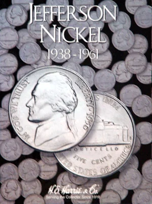 Jefferson Nickels Folder #1: 1938-1961