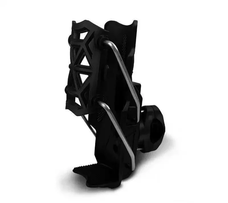 Handlebar cup and bottle holder for motorcycles and bicycles, adjustable — representative supplier photograph
