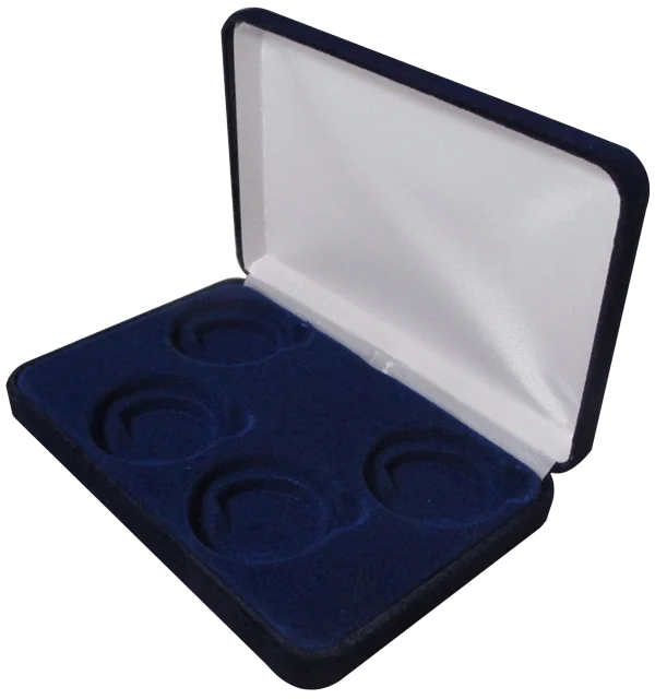 Velvet Coin Display Box Holds 4L Capsules