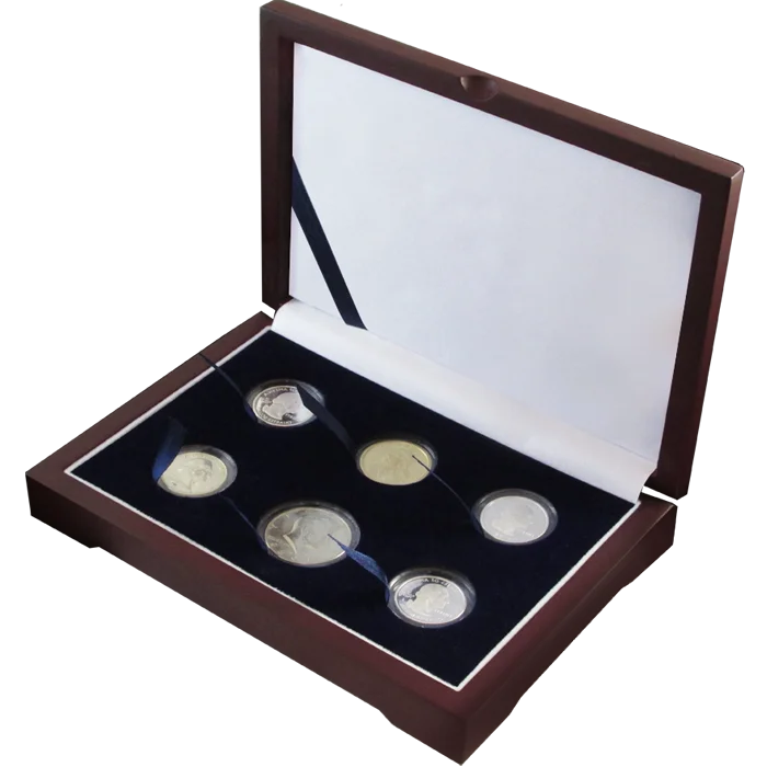 Guardhouse Wood Display Box - GH-W1300 - Direct Fit Mint or Proof Set Cent- Sm $ (5S,1M)