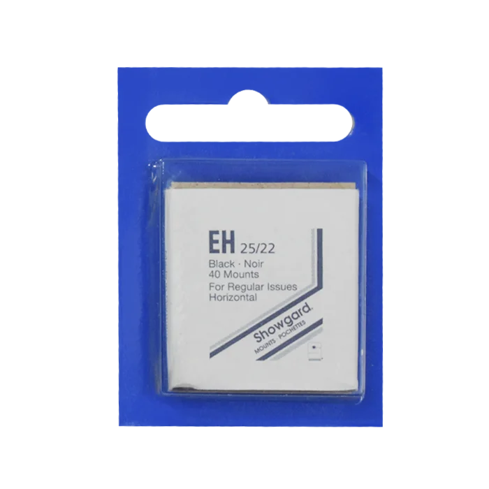 25x22mm Showgard Mounts - Pre-cut Singles (Black)