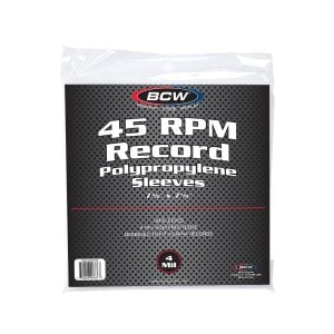 45 RPM Record Sleeves - 4 MIL