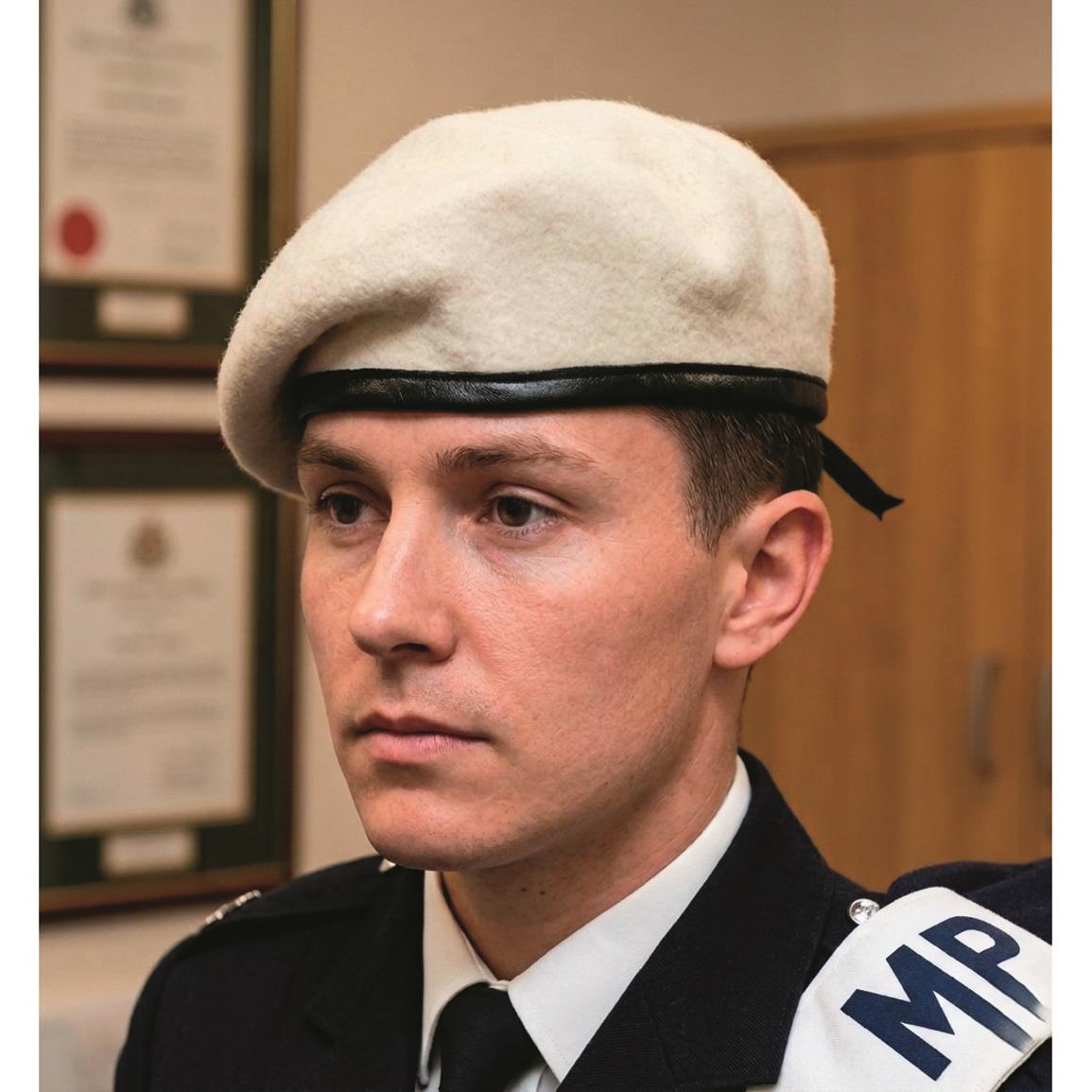 U.S. Military Surplus Wool Berets, 2 Pack, New — 7 (HAT) / White