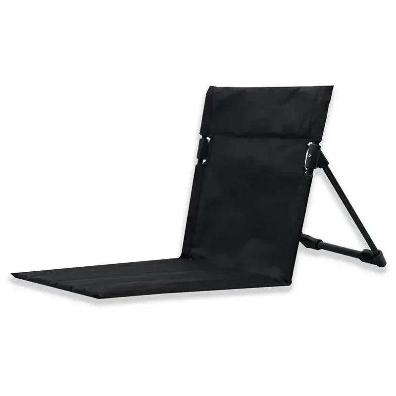 Folding ground chair with backrest, 500 g, with carry bag — representative supplier photograph