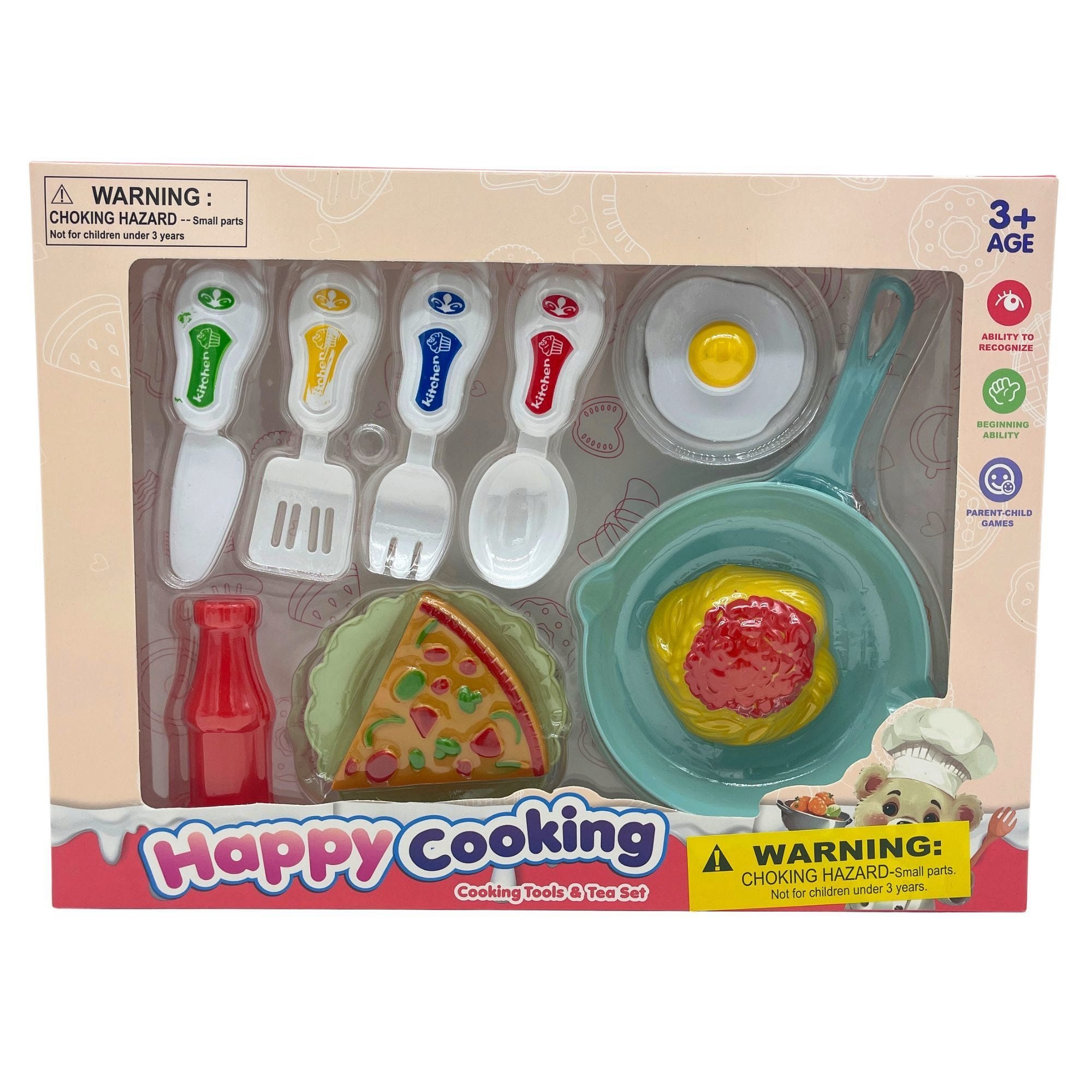Bulk 24-Pack: Pretend Play Kitchen Food and Cooking Set