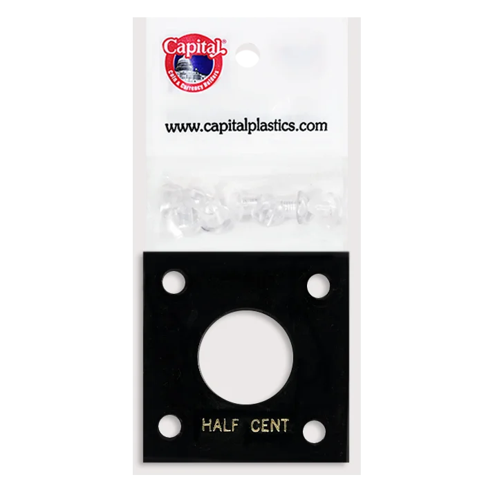Capital Plastics 144 Coin Holder - Half Cent