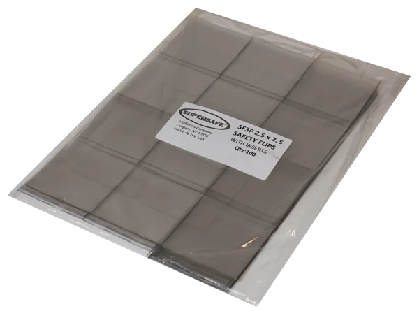 Supersafe 2.5x2.5 Coin Flips - 100 per Pack (Inserts)