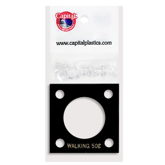 Capital Plastics 144 Coin Holder - Walking Half Dollar