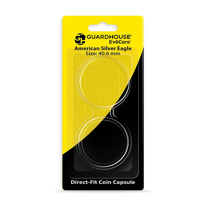 American Silver Eagle Direct Fit EvoCore Capsule - Retail Card