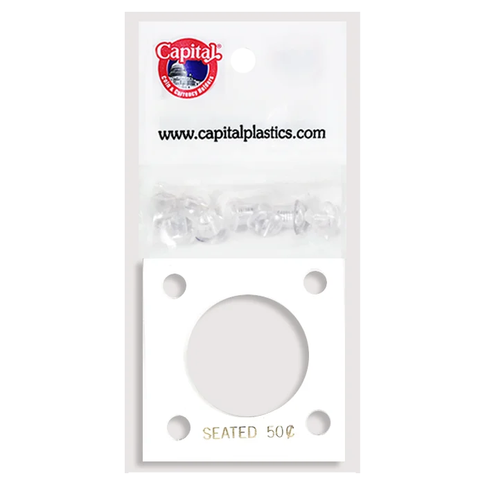 Capital Plastics 144 Coin Holder - Seated Liberty Half Dollar