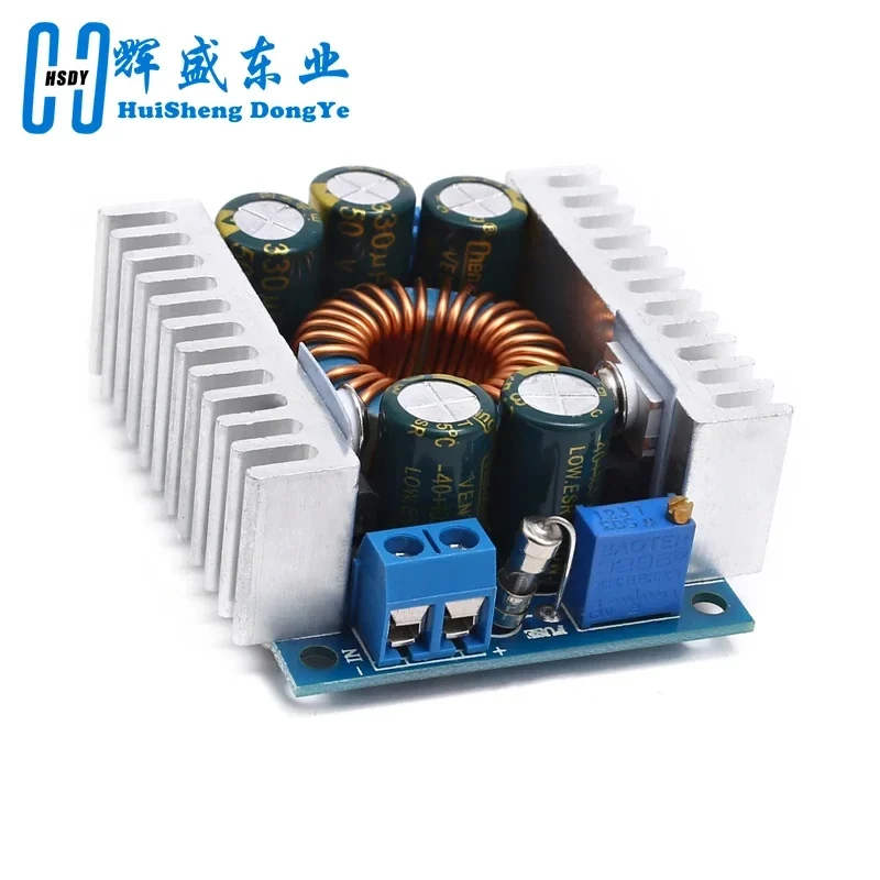 Adjustable DC-DC buck-boost converter module, 5–30 V in, 1.25–30 V out