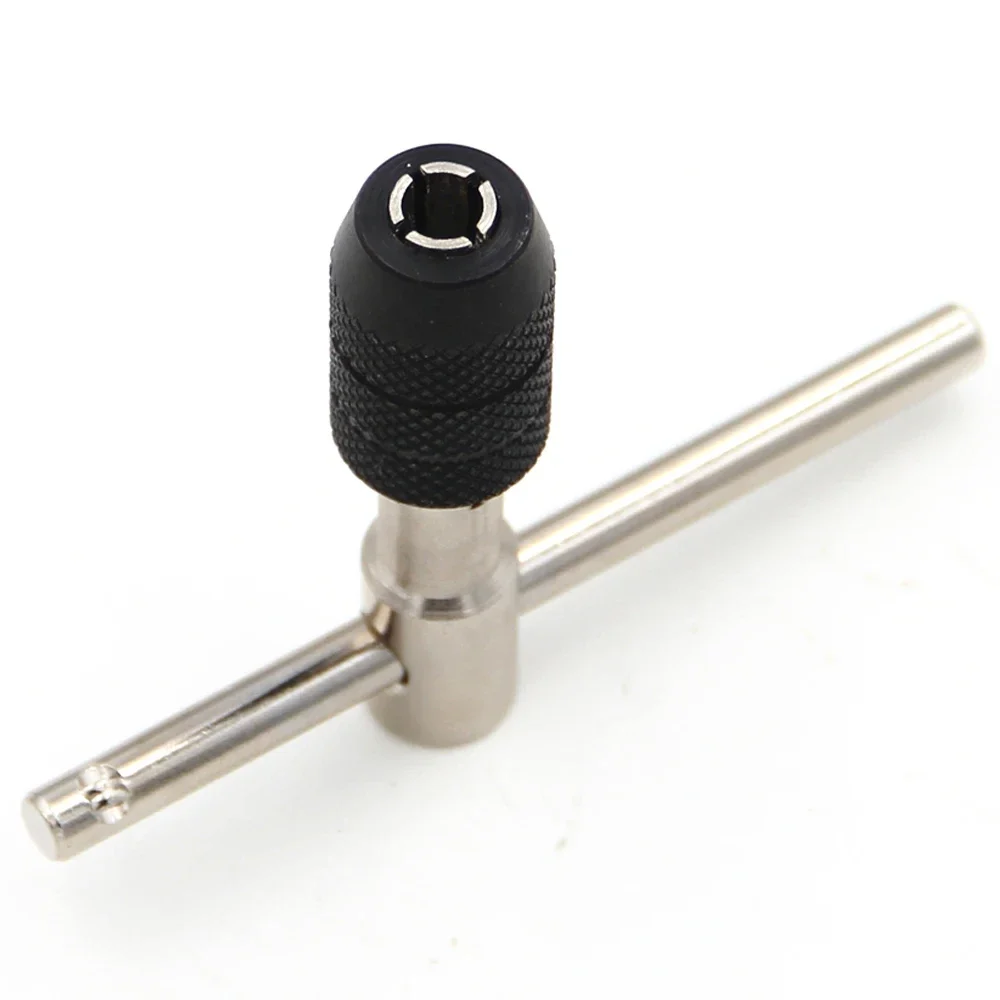 T-handle tap wrench with 5 metric taps, M3 to M8