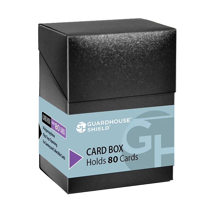 Flip-top Card Box - Black