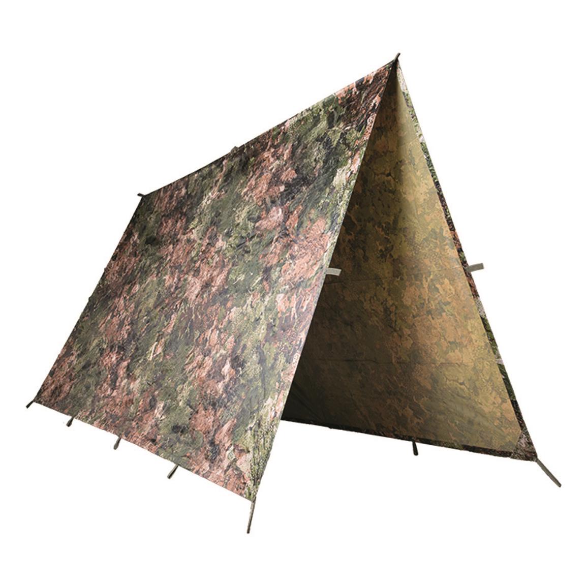 Mil-Tec Camouflage Tarp with Bag — Z3A (WD)