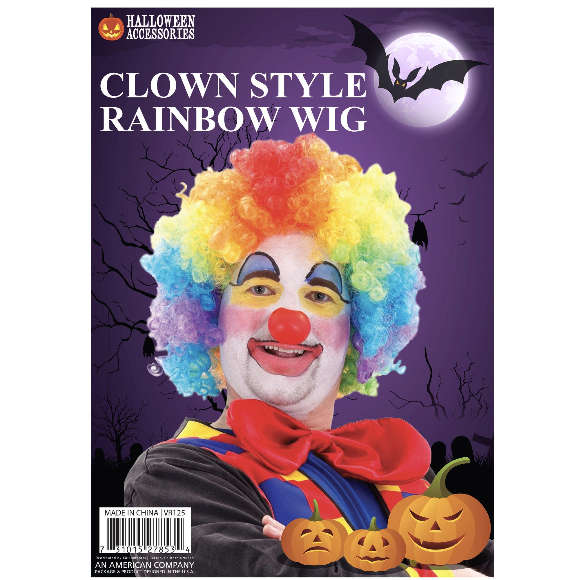 Bulk 24-Pack: Pierrot Wig