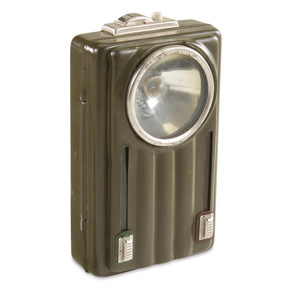Polish Military Surplus 3 Color Signal Flashlight Lamp, New