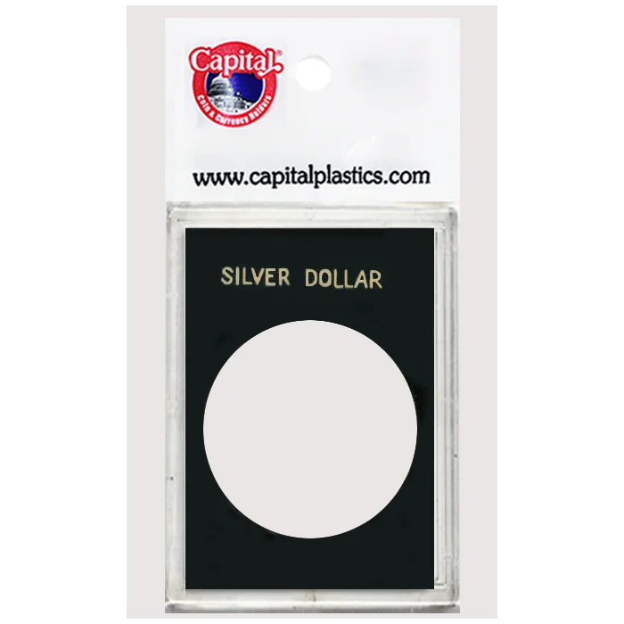 Capital Plastics Caps Coin Holder - Silver $