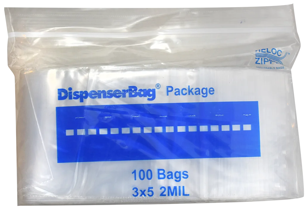 Zip Lock Bag - 3x5 (2 Mil)