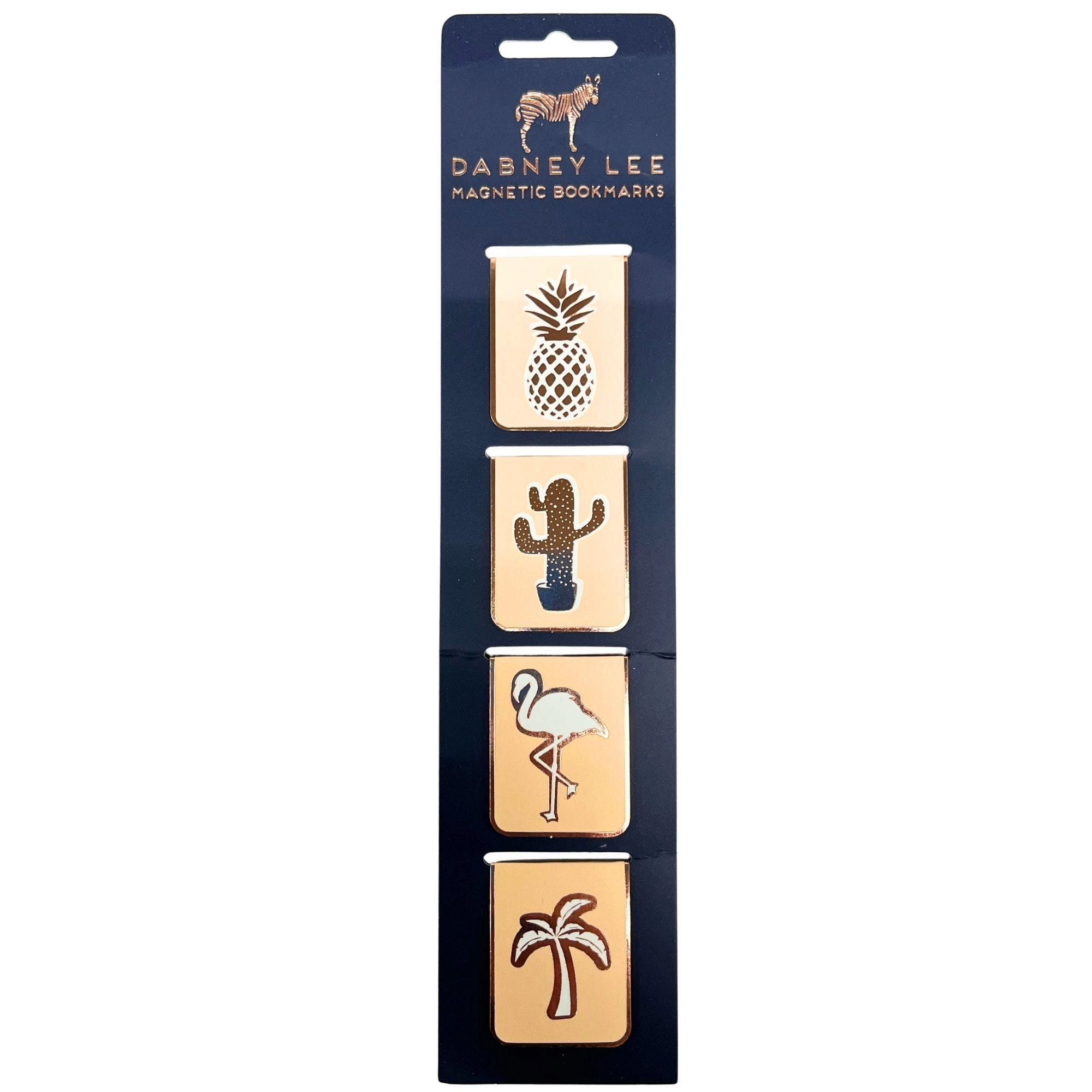 Bulk 42-Pack: Dabney Lee 4 pack Magnetic Bookmark Clips w/ Rose Gold Design