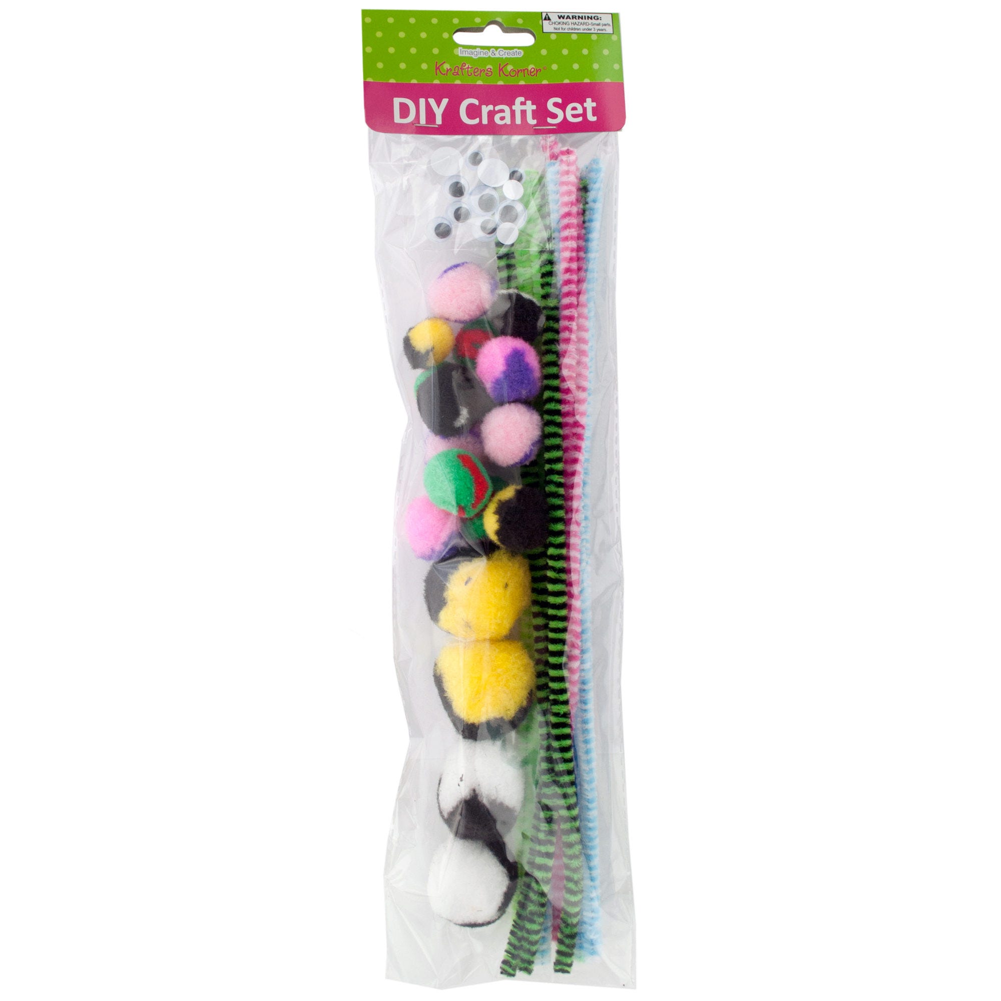 Bulk 24-Pack: Striped DIY Craft Making Set