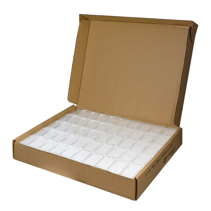 1 oz Silver Bar EvoCore holders. 250 Count Box