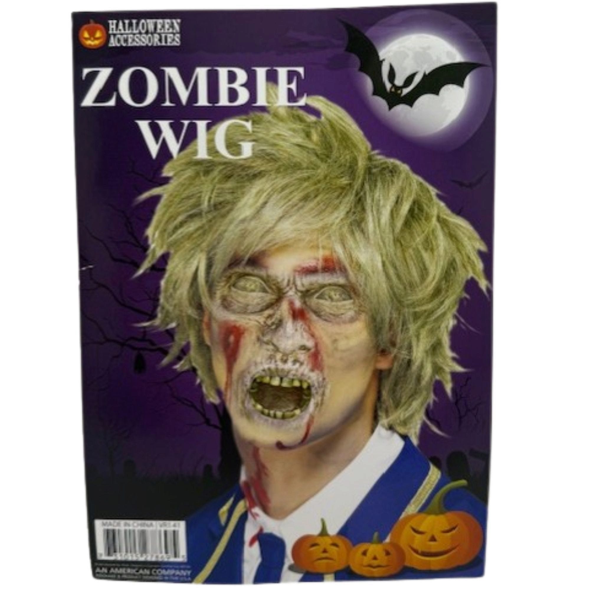 Bulk 24-Pack: Zombie Grey Wig WG006