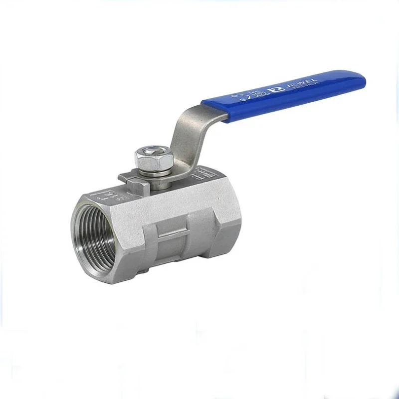 Stainless steel ball valve, female BSPT thread, 1/4 in or 3/8 in — representative supplier photograph