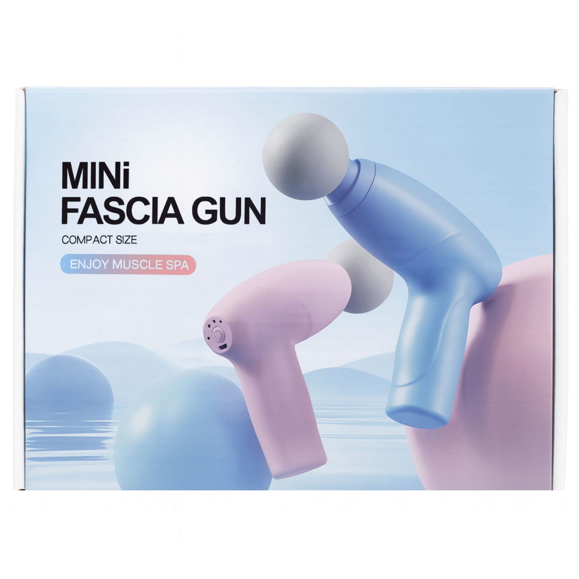 Portable Mini Fascia Gun Compact Muscle Massager in Assorted Colors (pack of 6)