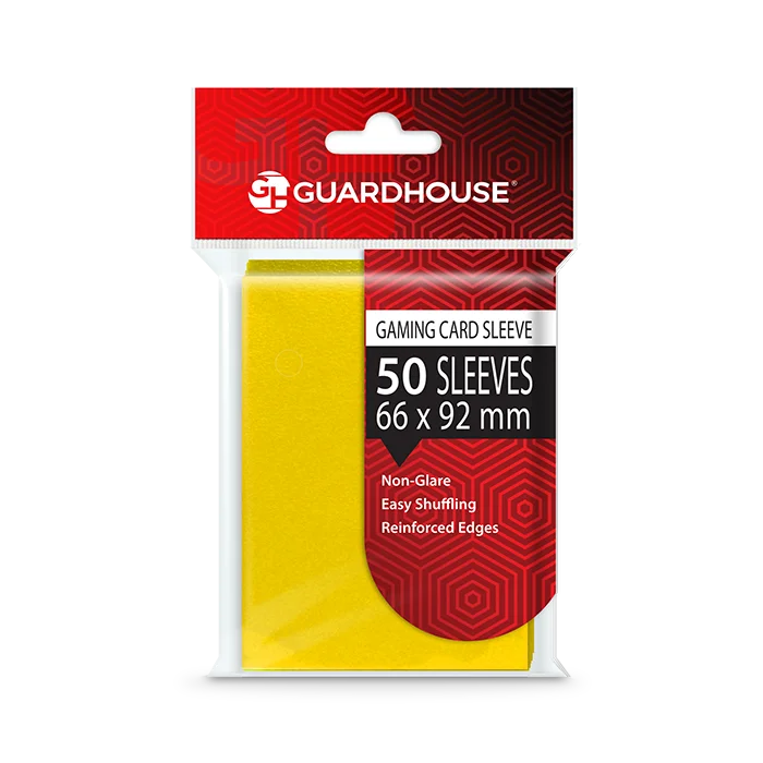 Gaming Card Sleeves - Yellow
