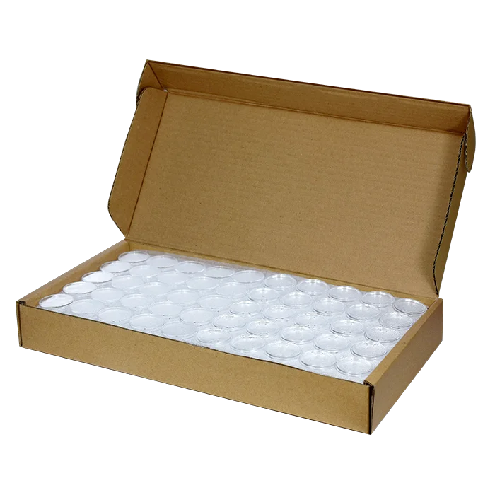 Quarter 24.3mm bulk Direct-Fit EvoCore coin holders 250 count box.