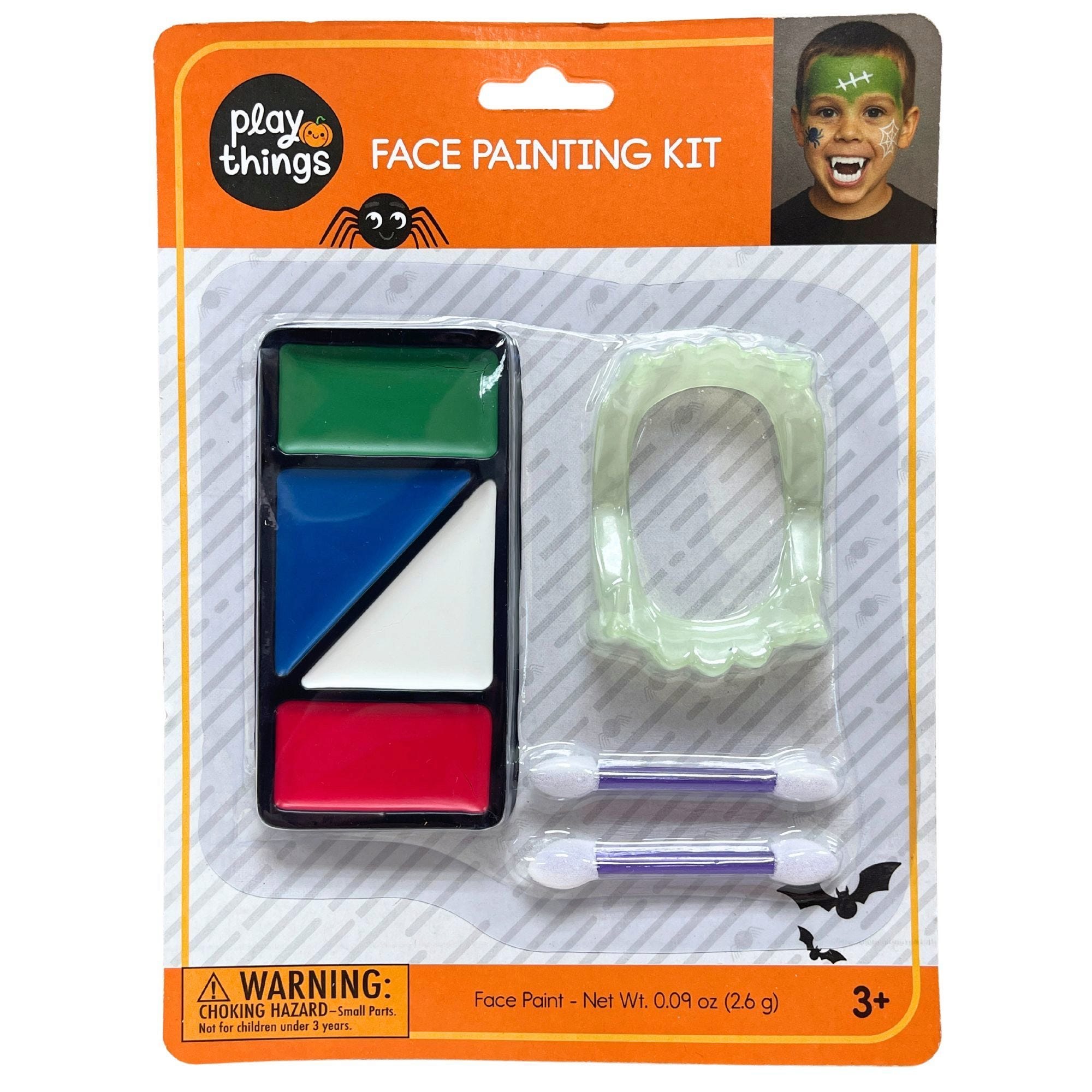 Bulk 24-Pack: Halloween Makeup Kit on Clip Strip