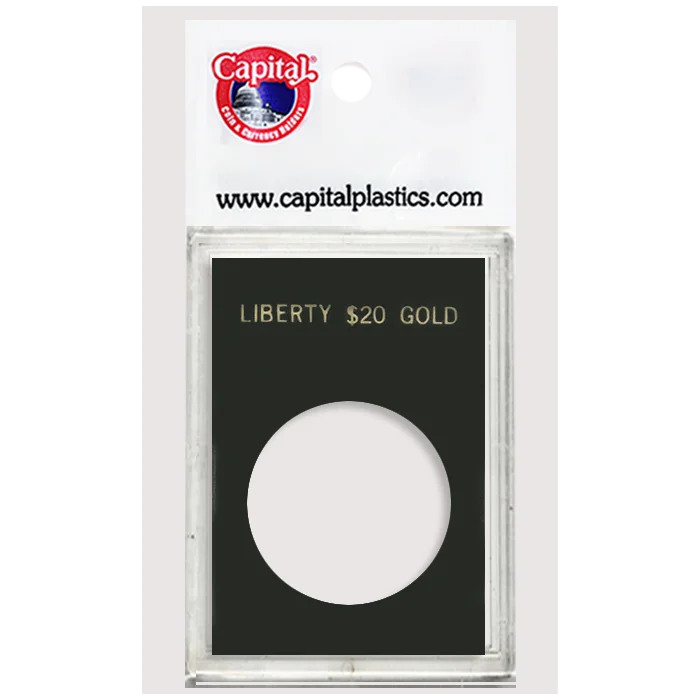 Capital Plastics Caps Coin Holder - Liberty $20 Gold
