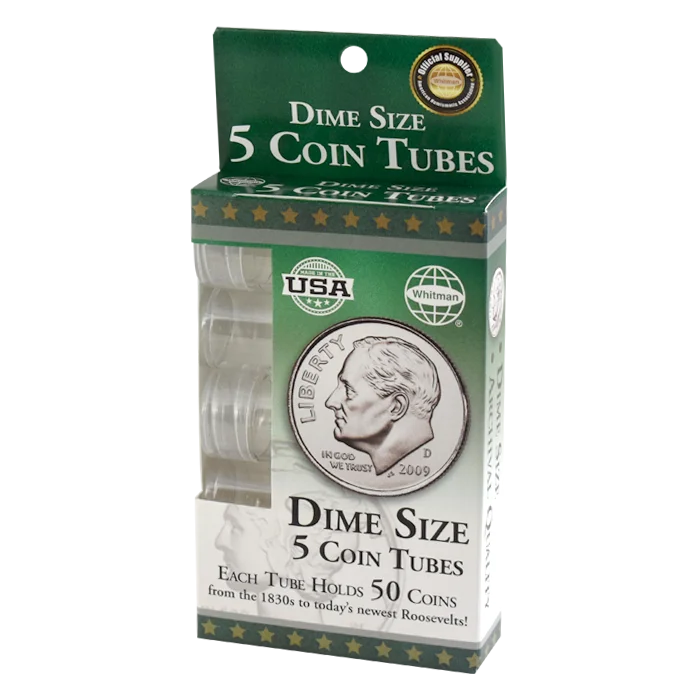 5 Round Coin Tube - Dime