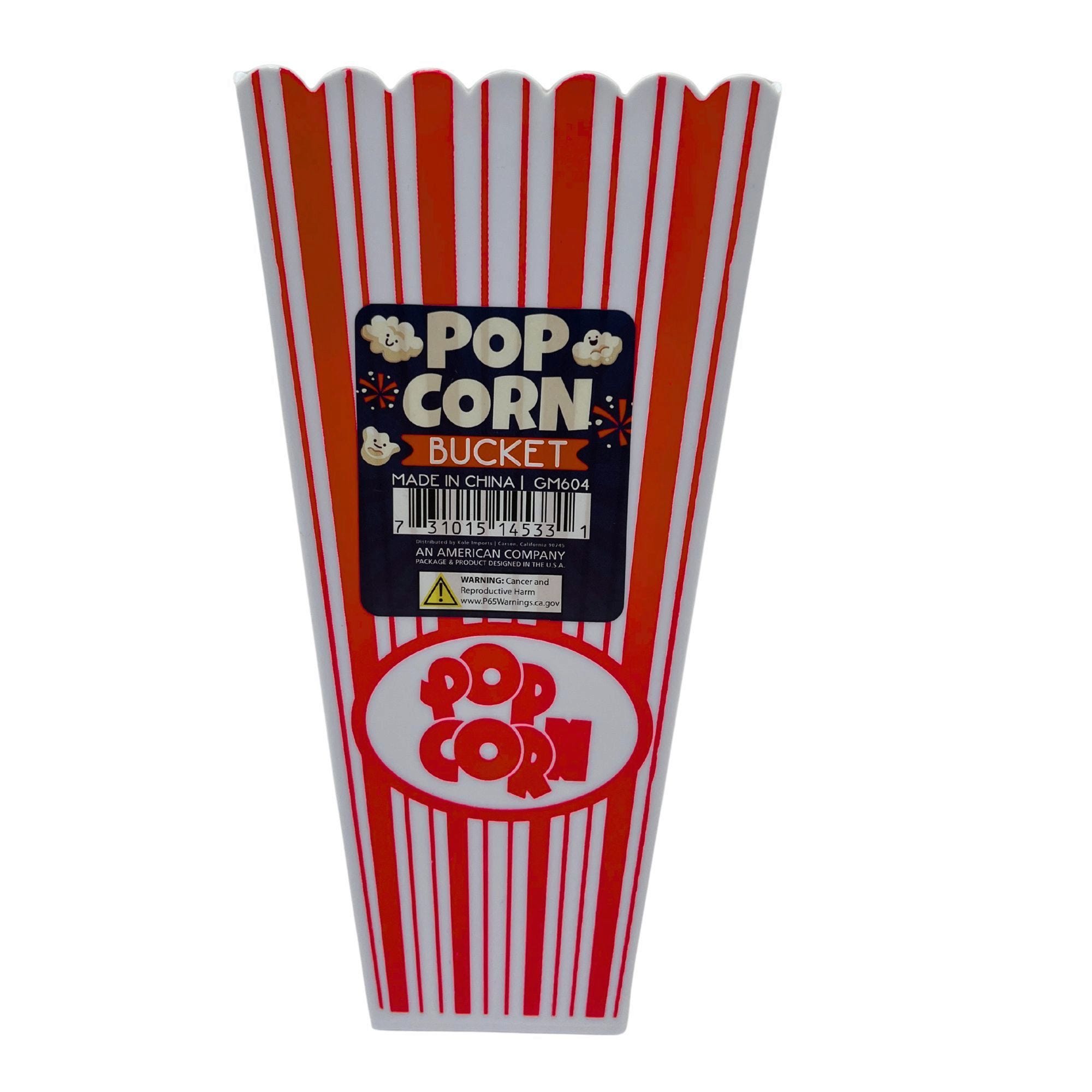 Bulk 24-Pack: 35 oz. Red Striped Popcorn Bucket