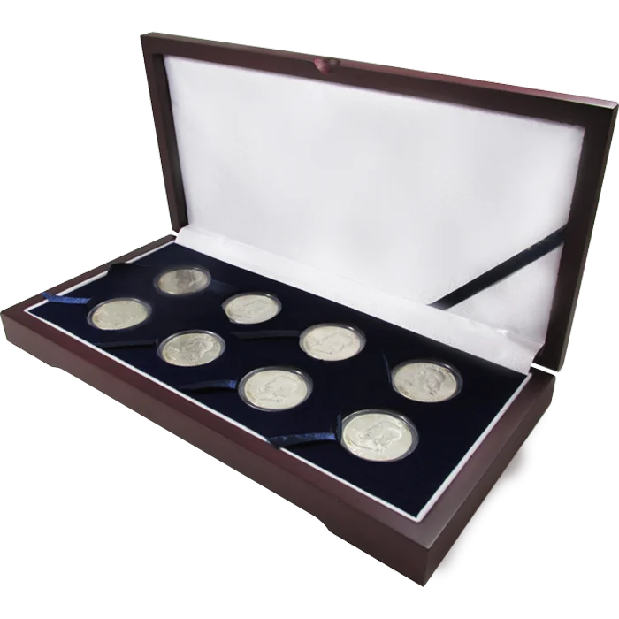 Guardhouse Wood Display Box -GH-W1400: Half Dollars (8M)