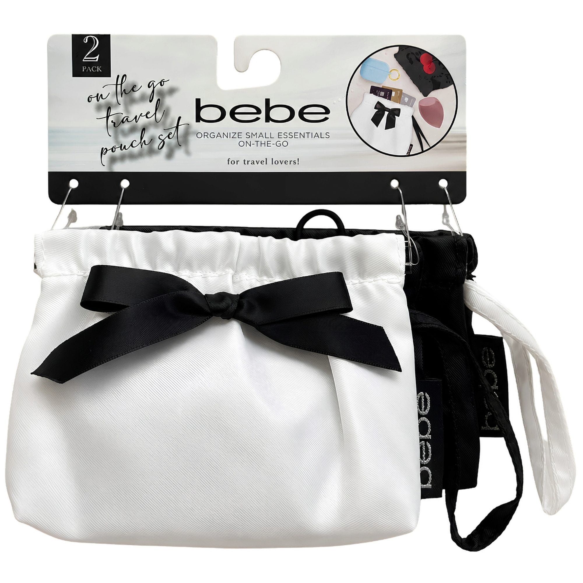 Bebe 2 Piece On the Go Travel Pouch Set (pack of 12)