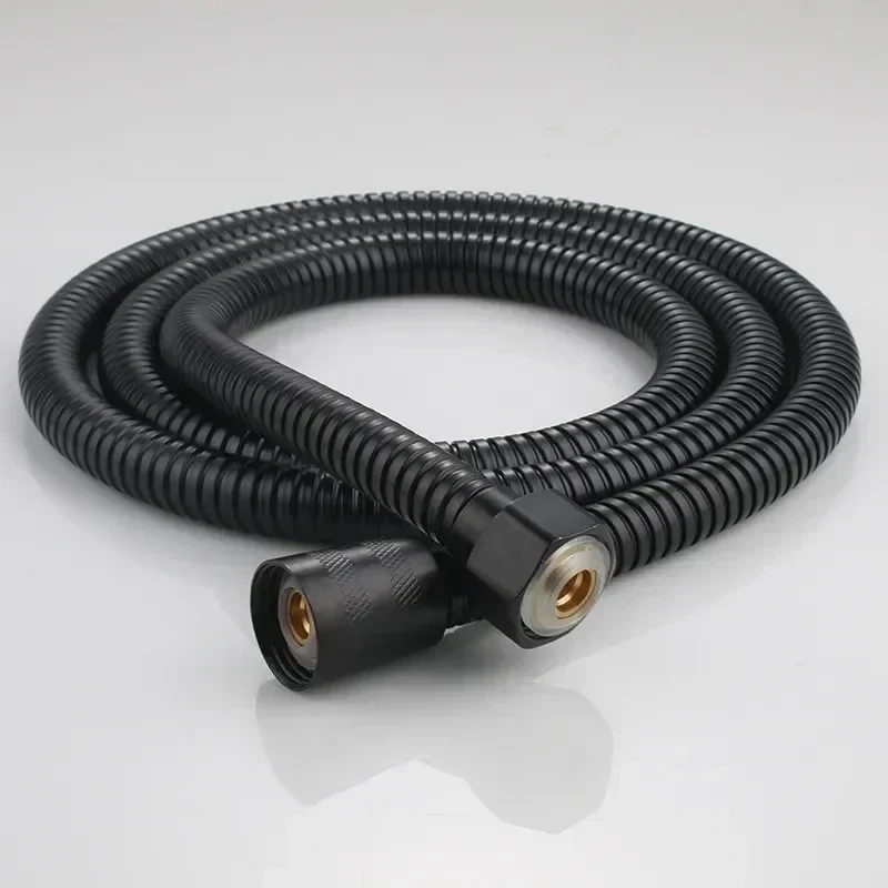 Flexible stainless steel shower hose, 1.5 or 2 m — representative supplier photograph