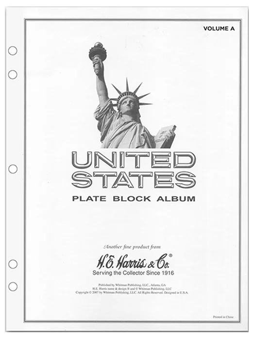 Plate Block Album Pages Vol. A (1901-1963)