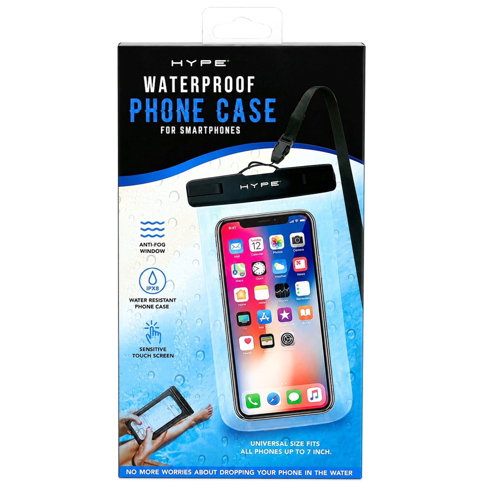 Bulk 12-Pack: Hype Waterproof Anti-Fog Phone Pouch