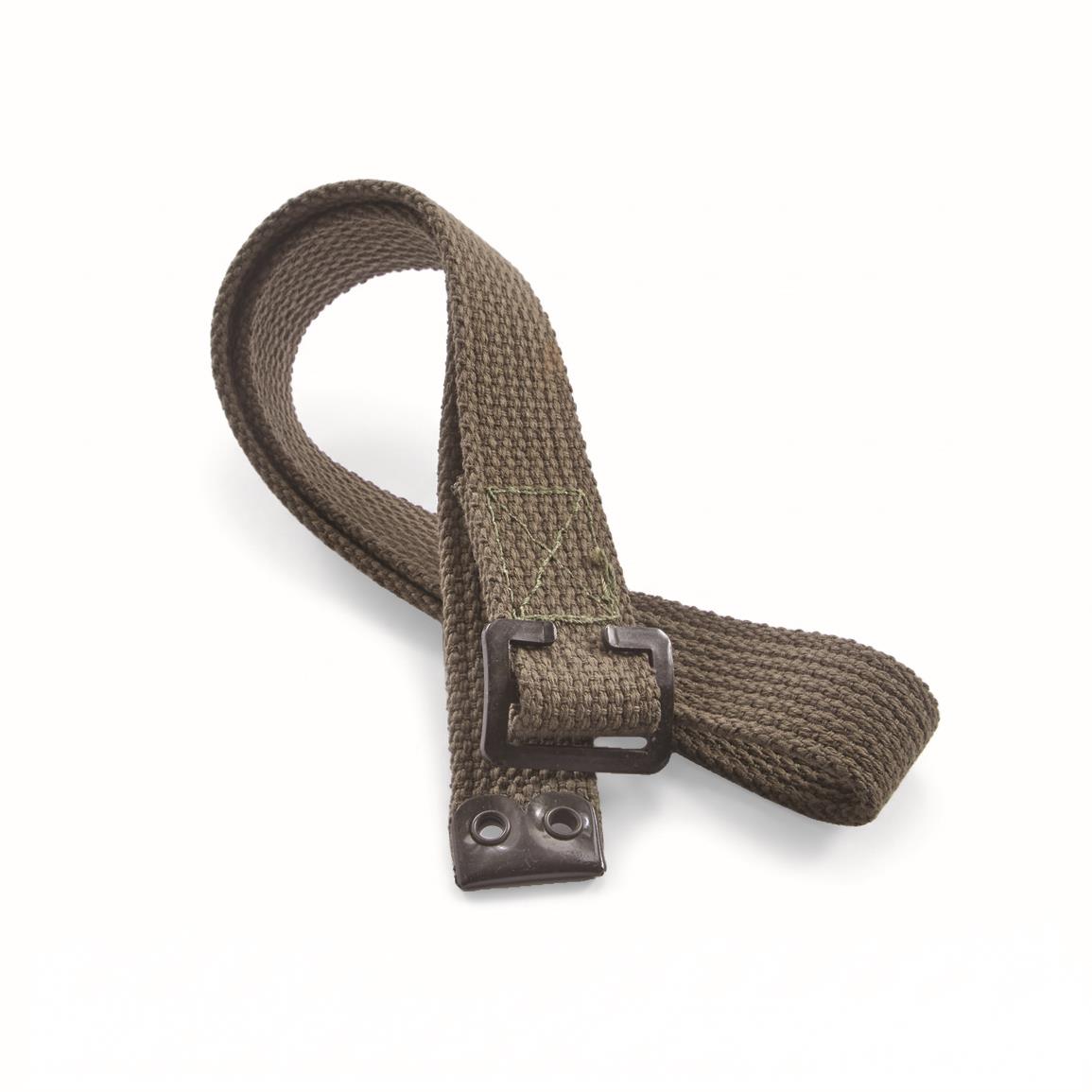 British Military Surplus 25" Canvas Straps, 10 Pack, Used