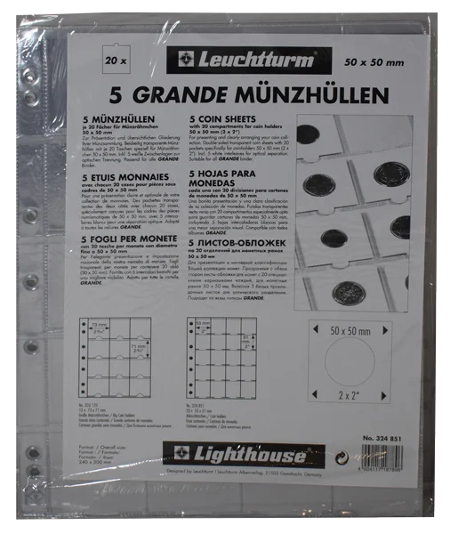 20 Pocket Pages for 2x2s - M20K