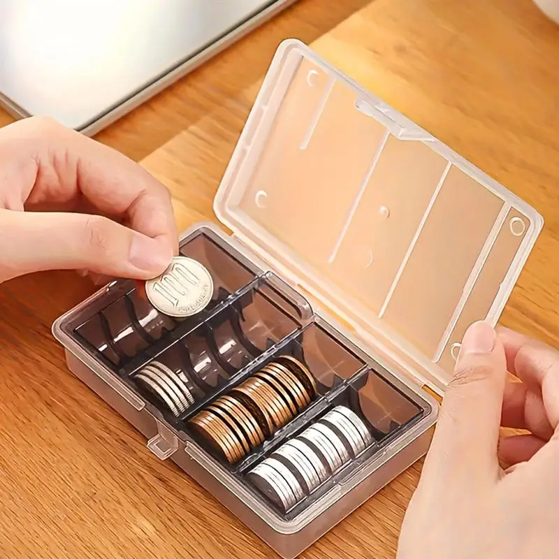 Coin storage box with colour options