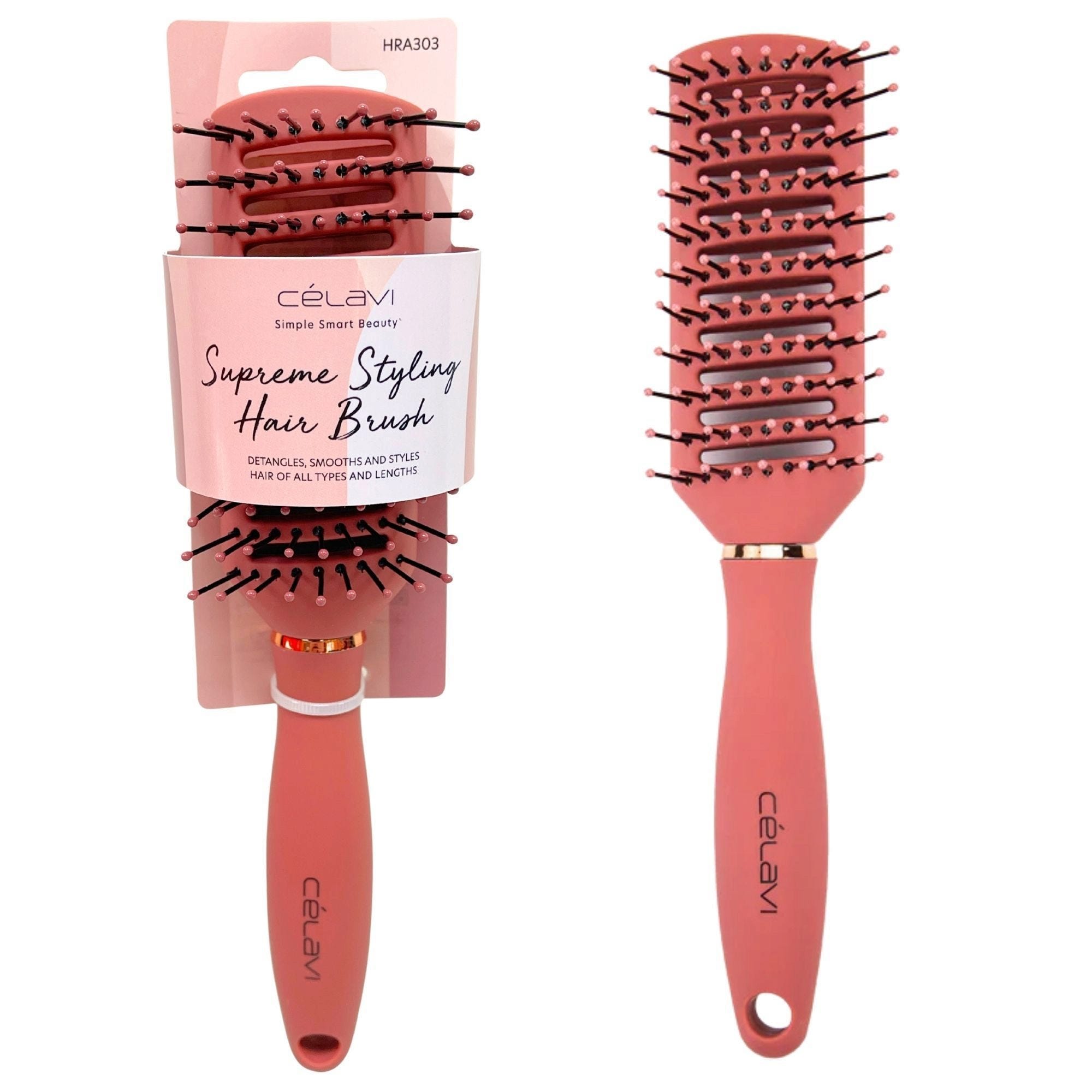 Bulk 12-Pack: Celavi Supreme Styling Detangling Vent Hair Brush