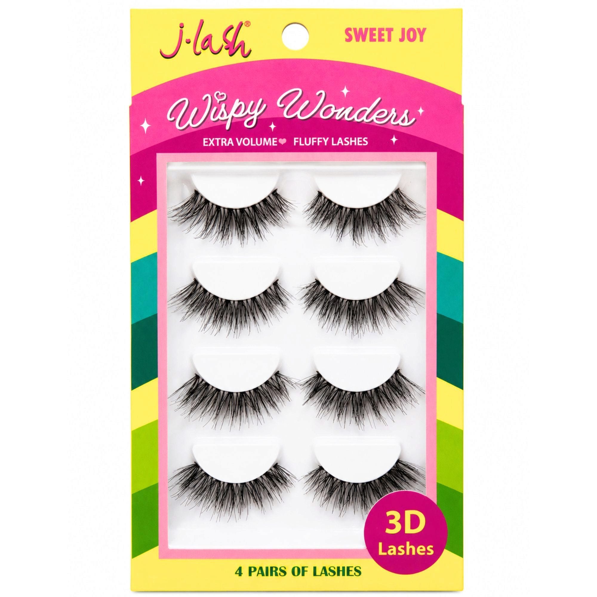 Bulk 27-Pack: 3D Wispy Wonders Sweet Joy Lashes 4 Pack